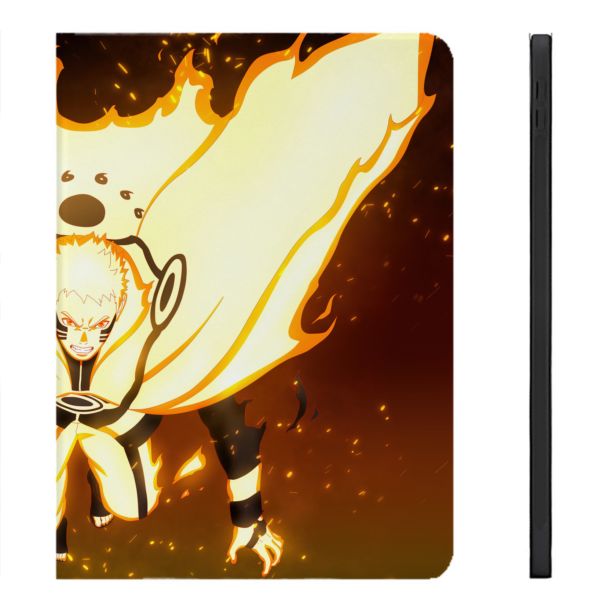 （画像用） NARUTO -ナルト- NARUTO -ナルト- 疾風伝 IPadケース ペンホルダー付き ブックスタイルデザイン